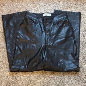 Abercrombie & Fitch High Rise Black Pants